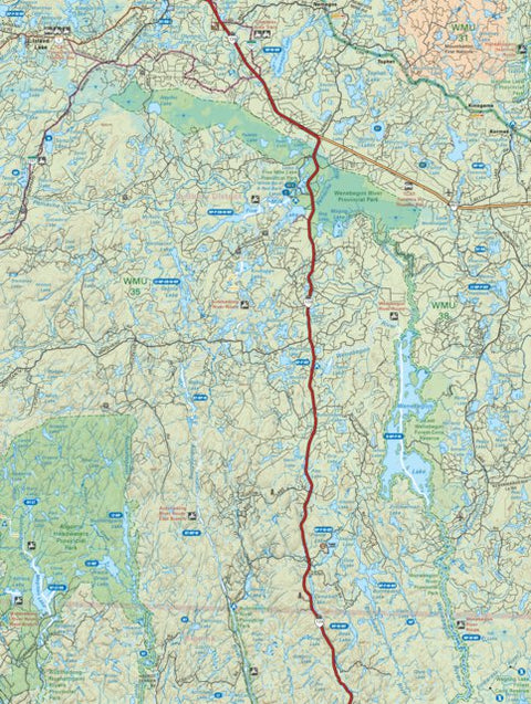 Backroad Mapbooks NEON27 Island Lake – 6th ed Northeastern Ontario Topo digital map