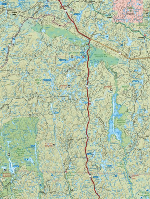 Backroad Mapbooks NEON27 Island Lake - Northeastern Ontario Topo bundle exclusive