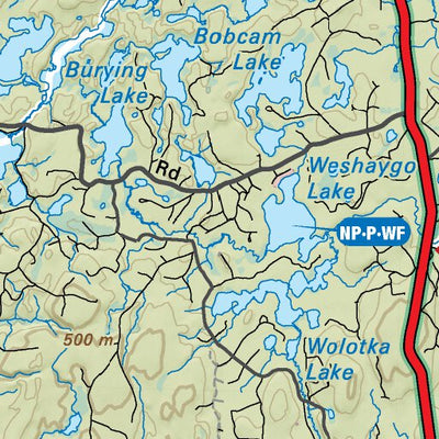 Backroad Mapbooks NEON27 Island Lake - Northeastern Ontario Topo bundle exclusive