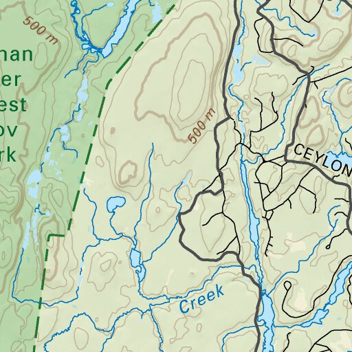 NEON28 Sultan – 6th ed Northeastern Ontario Topo Map by Backroad ...