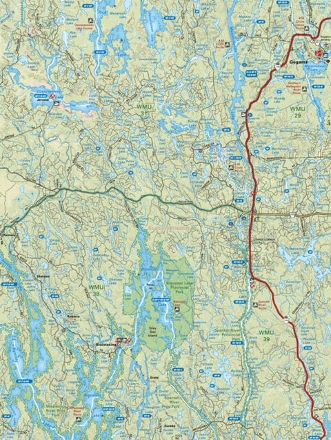 Backroad Mapbooks NEON29 Gogama - Northeastern Ontario Topo bundle exclusive