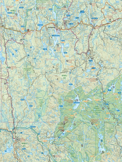 Backroad Mapbooks NEON31 Gowanda - 6th ed Northeastern Ontario Topo digital map