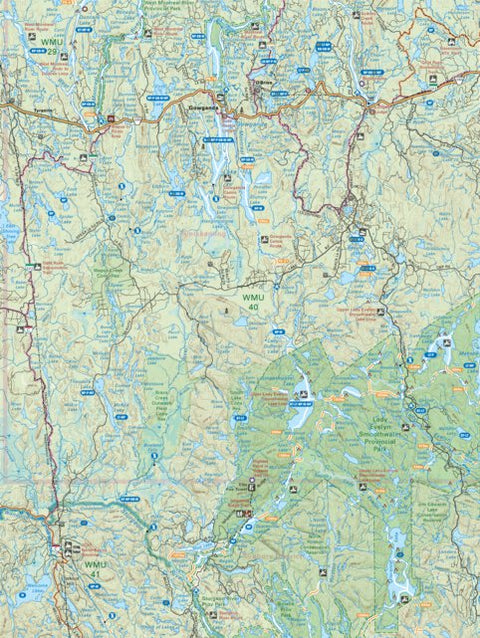 Backroad Mapbooks NEON31 Gowanda - 6th ed Northeastern Ontario Topo digital map