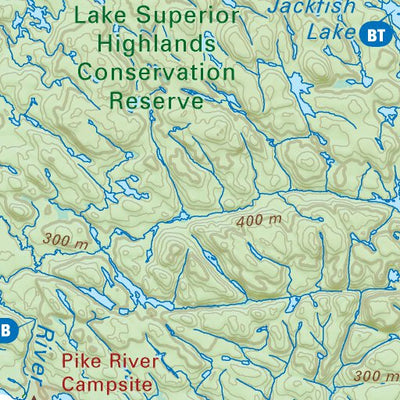 Backroad Mapbooks NEON34 Pukaskwa National Park - 6th ed Northeastern Ontario Topo digital map