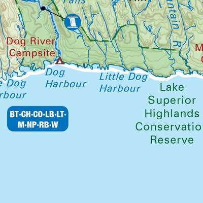 Backroad Mapbooks NEON35 Michipicoten - 6th ed Northeastern Ontario Topo digital map