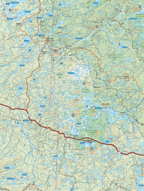 NEON37 Windermere Lake - 6th ed Northeastern Ontario Topo Map by ...