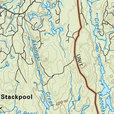 Backroad Mapbooks NEON40 Horwood Lake - 6th ed Northeastern Ontario Topo digital map