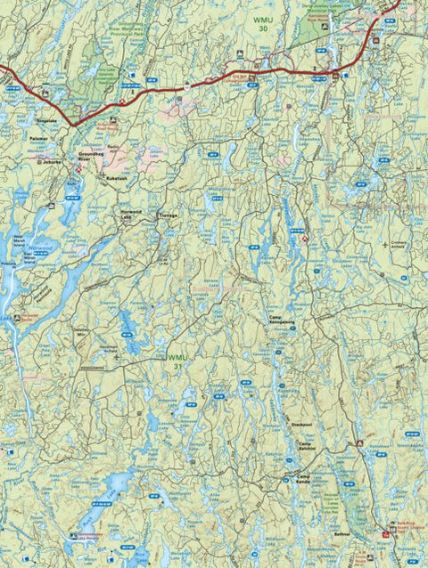 Backroad Mapbooks NEON40 Horwood Lake - Northeastern Ontario Topo bundle exclusive