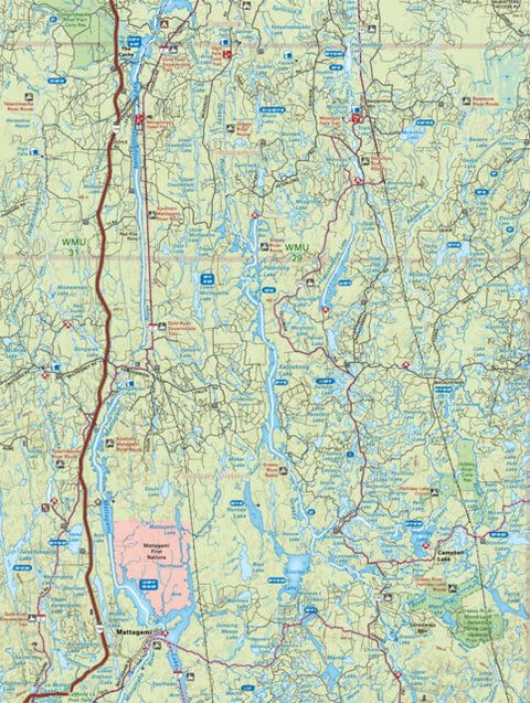Backroad Mapbooks NEON41 Mattagami - Northeastern Ontario Topo bundle exclusive