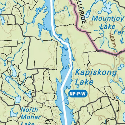 Backroad Mapbooks NEON41 Mattagami - Northeastern Ontario Topo bundle exclusive