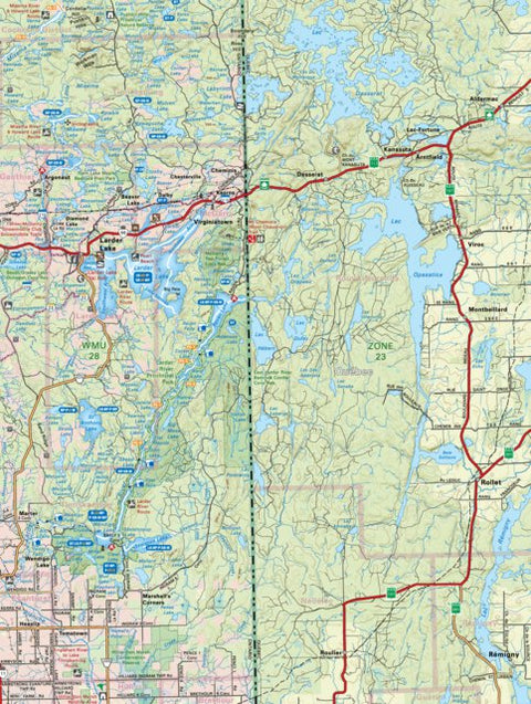 Backroad Mapbooks NEON44 Larder Lake - Northeastern Ontario Topo bundle exclusive