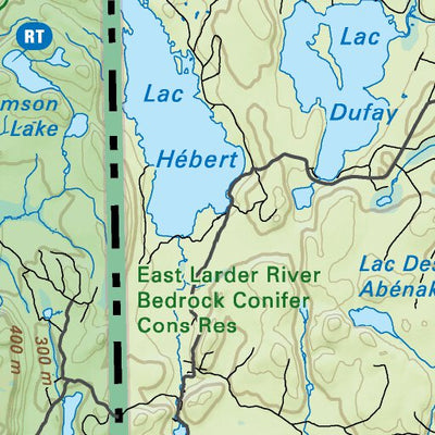 Backroad Mapbooks NEON44 Larder Lake - Northeastern Ontario Topo bundle exclusive