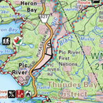 Backroad Mapbooks NEON45 Marathon - Northeastern Ontario Topo bundle exclusive