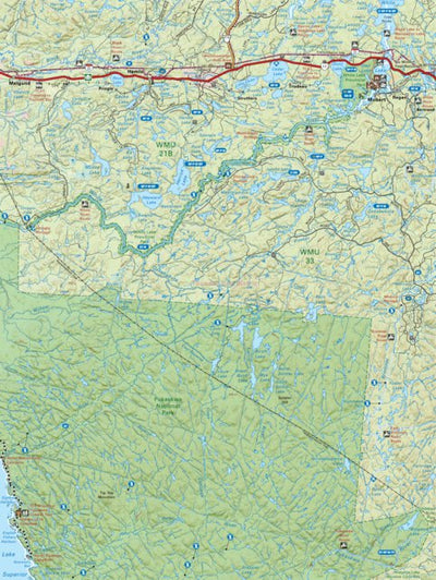 Backroad Mapbooks NEON46 Hemlo - 6th ed Northeastern Ontario Topo digital map