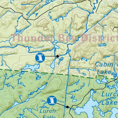 Backroad Mapbooks NEON46 Hemlo - 6th ed Northeastern Ontario Topo digital map