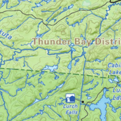 Backroad Mapbooks NEON46 Hemlo - Northeastern Ontario Topo bundle exclusive
