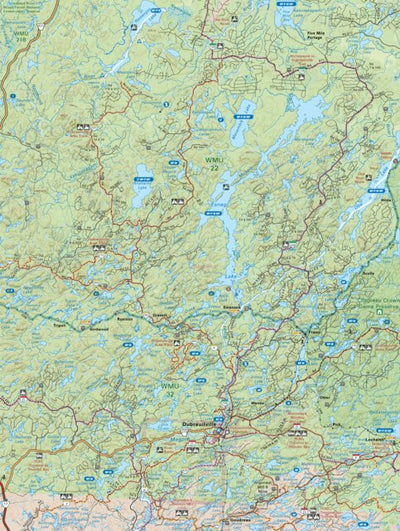 Backroad Mapbooks NEON48 Dubreuilville - 6th ed Northeastern Ontario Topo digital map