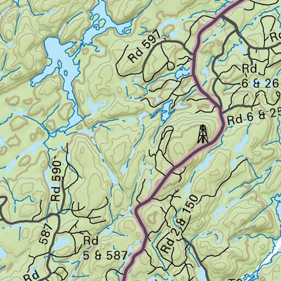 Backroad Mapbooks NEON48 Dubreuilville - 6th ed Northeastern Ontario Topo digital map