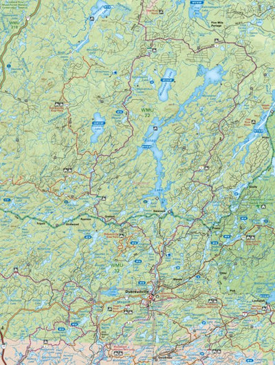 Backroad Mapbooks NEON48 Dubreuilville - Northeastern Ontario Topo bundle exclusive