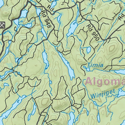 Backroad Mapbooks NEON49 Missanabie - 6th ed Northeastern Ontario Topo digital map