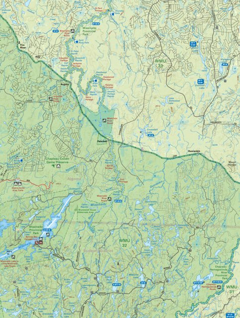 Backroad Mapbooks NEON50 Missinaibi Lake - Northeastern Ontario Topo bundle exclusive