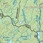 Backroad Mapbooks NEON50 Missinaibi Lake - Northeastern Ontario Topo bundle exclusive