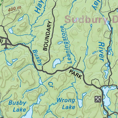 Backroad Mapbooks NEON50 Missinaibi Lake - Northeastern Ontario Topo bundle exclusive