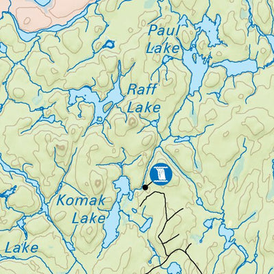 Backroad Mapbooks NEON51 Kapuskasing Lake - 6th ed Northeastern Ontario Topo digital map