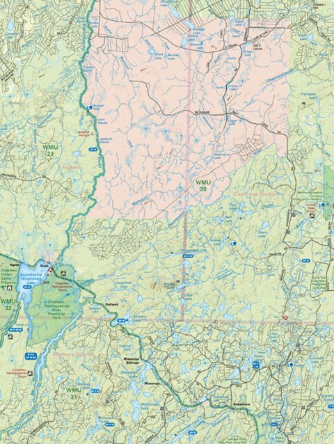 Backroad Mapbooks NEON51 Kapuskasing Lake - Northeastern Ontario Topo bundle exclusive