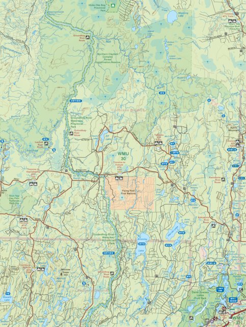 NEON52 Groundhog River - 6th ed Northeastern Ontario Topo Map by ...