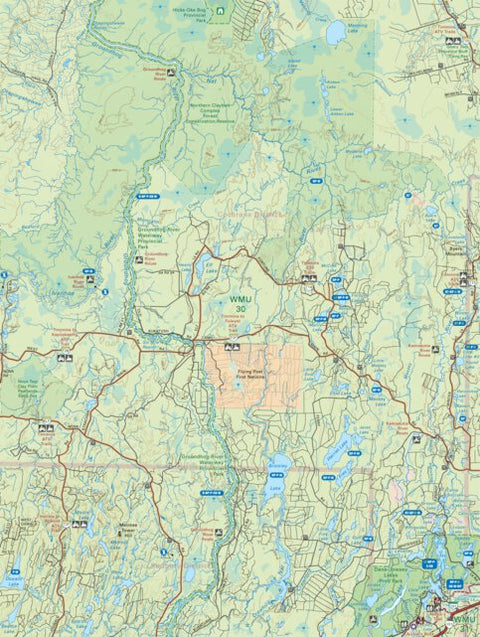 Backroad Mapbooks NEON52 Groundhog River - 6th ed Northeastern Ontario Topo digital map