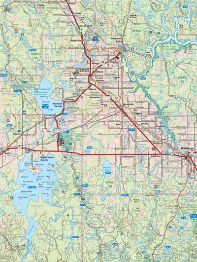 Backroad Mapbooks NEON54 Iroquois Falls - 6th ed Northeastern Ontario Topo digital map