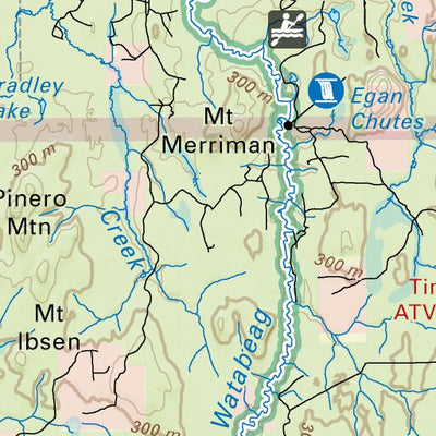 Backroad Mapbooks NEON54 Iroquois Falls - 6th ed Northeastern Ontario Topo digital map