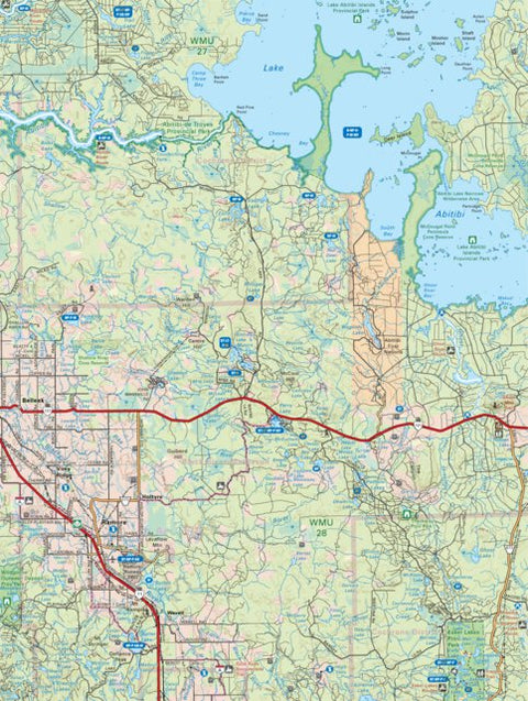 Backroad Mapbooks NEON55 Ramore - 6th ed Northeastern Ontario Topo digital map