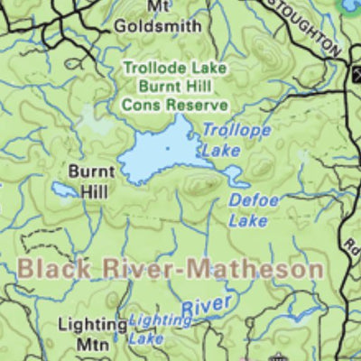 Backroad Mapbooks NEON56 Lake Abitibi - Northeastern Ontario Topo bundle exclusive