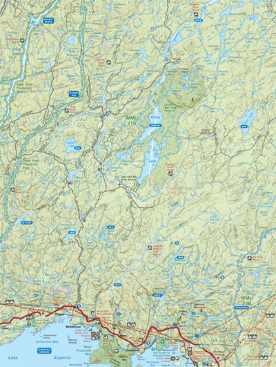Backroad Mapbooks NEON57 Neys Provincial Park - 6th ed Northeastern Ontario Topo digital map