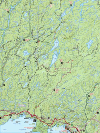 Backroad Mapbooks NEON57 Neys Provincial Park - Northeastern Ontario Topo bundle exclusive
