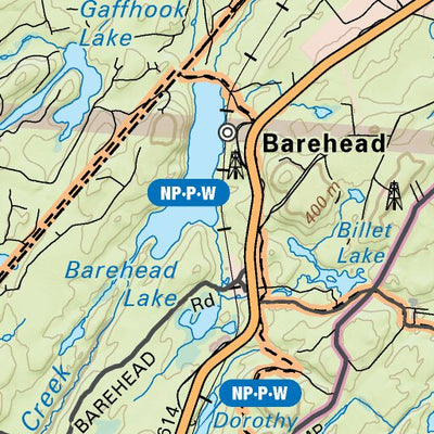 Backroad Mapbooks NEON58 Manitouwadge - 6th ed Northeastern Ontario Topo digital map