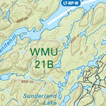 Backroad Mapbooks NEON59 Obakamiga Lake - 6th ed Northeastern Ontario Topo digital map