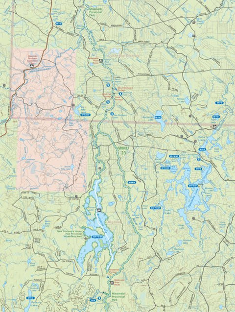 Backroad Mapbooks NEON62 Brunswick Lake - 6th ed Northeastern Ontario Topo digital map