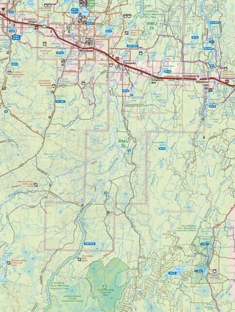 Backroad Mapbooks NEON64 Departure Lake - 6th ed Northeastern Ontario Topo digital map