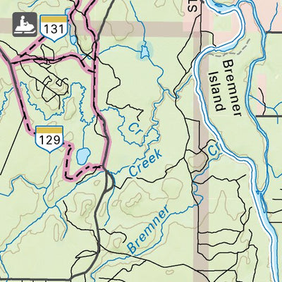 Backroad Mapbooks NEON64 Departure Lake - Northeastern Ontario Topo bundle exclusive