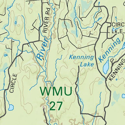 Backroad Mapbooks NEON67 Low Bush River - 6th ed Northeastern Ontario Topo digital map
