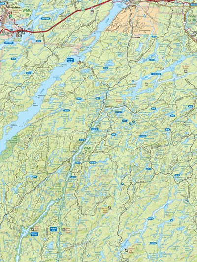 Backroad Mapbooks NEON69 Geraldton - 6th ed Northeastern Ontario Topo digital map