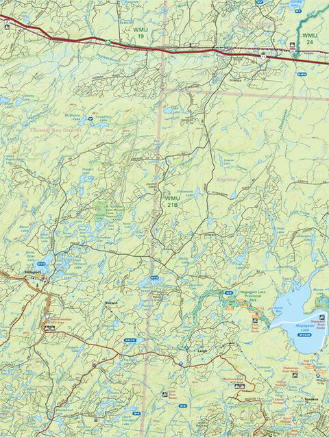 NEON71 Hillsport - 6th ed Northeastern Ontario Topo Preview 1