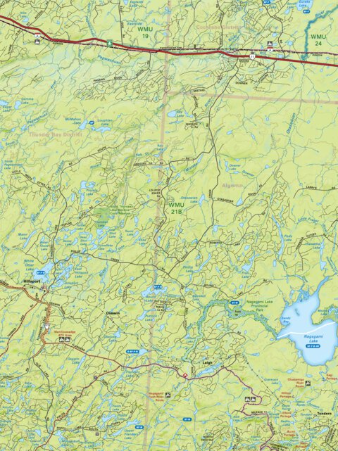 Backroad Mapbooks NEON71 Hillsport - Northeastern Ontario Topo bundle exclusive