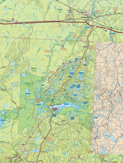 Backroad Mapbooks NEON72 Palmquist - Northeastern Ontario Topo bundle exclusive