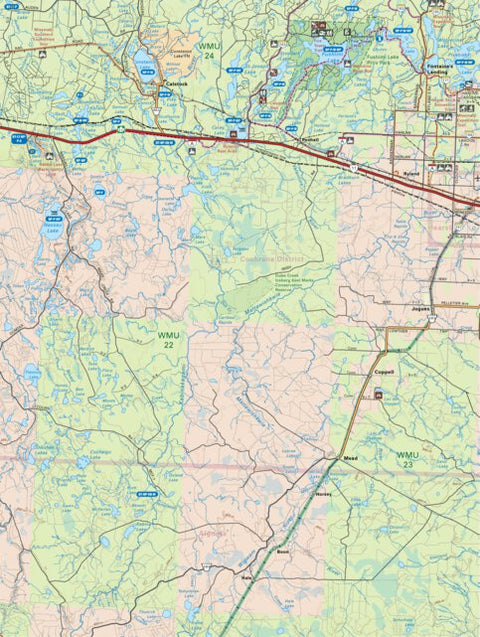Backroad Mapbooks NEON73 Fushimi Lake - 6th ed Northeastern Ontario Topo digital map