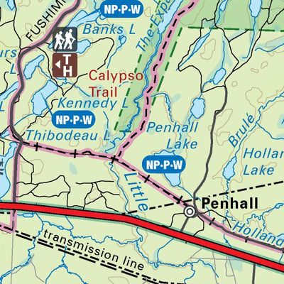 Backroad Mapbooks NEON73 Fushimi Lake - 6th ed Northeastern Ontario Topo digital map