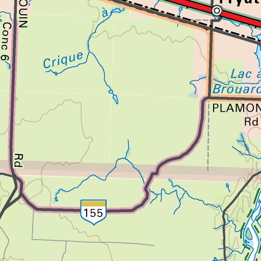 NEON74 Hearst - 6th ed Northeastern Ontario Topo Map by Backroad